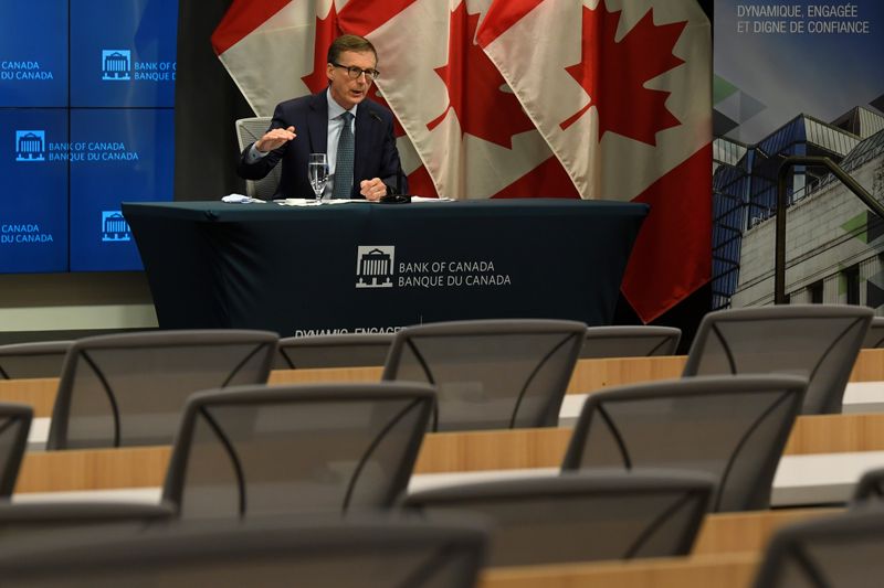 Bank of Canada Governor Tiff Macklem holds a news conference