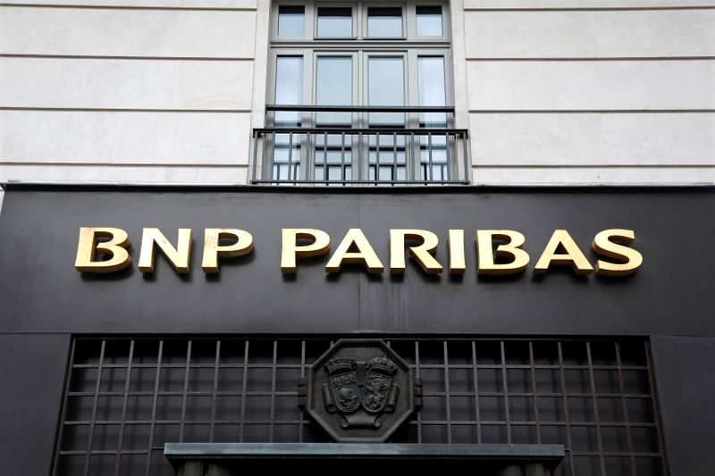 FILE PHOTO: A view of a BNP Paribas bank office