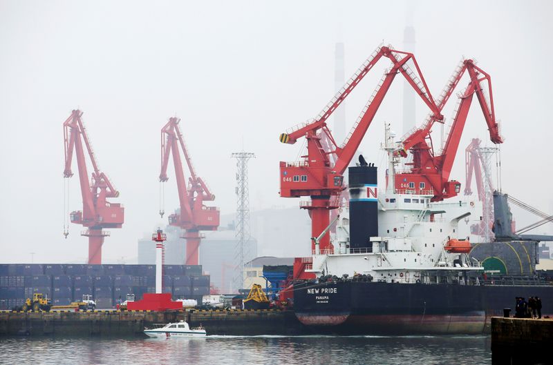 FILE PHOTO: A crude oil tanker is seen at Qingdao