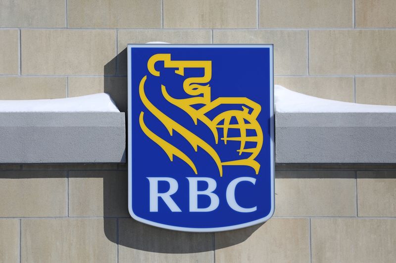 The Royal Bank of Canada logo is seen outside of