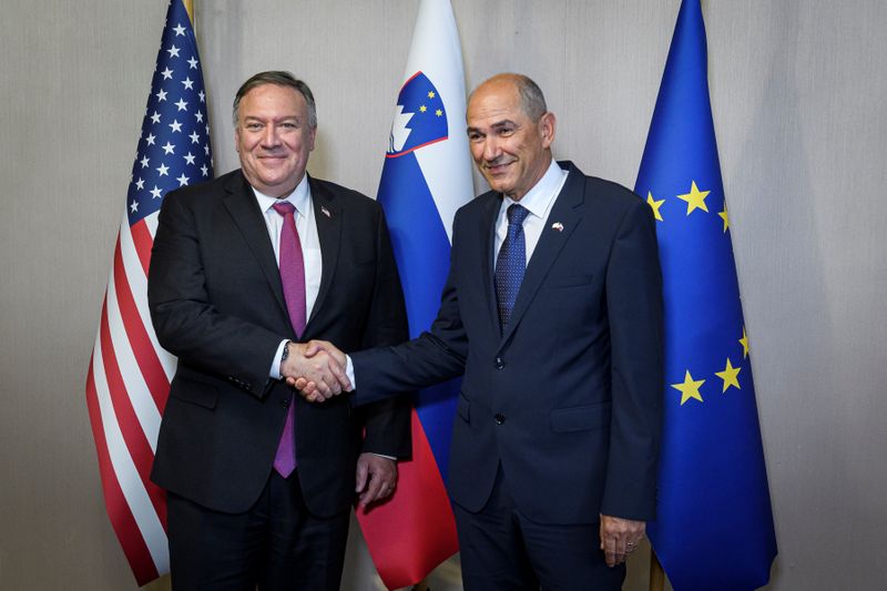 U.S. Secretary of State Pompeo visits in Slovenia