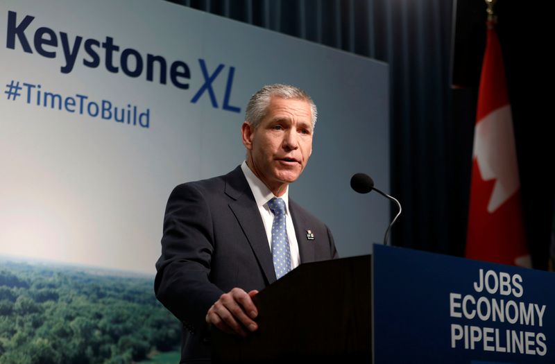 TC Energy CEO and Alberta premier discuss construction Keystone XL