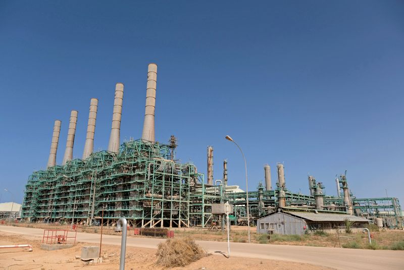 FILE PHOTO: A view shows Ras Lanuf Oil and Gas