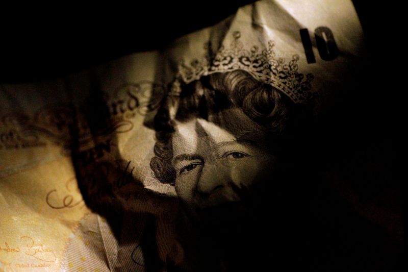 Illustration photo of a British Pound Sterling note