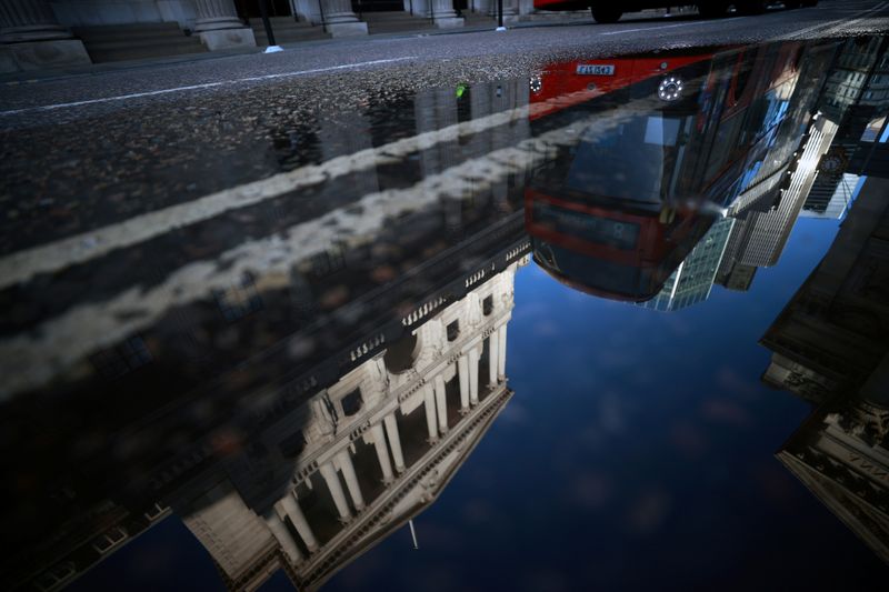 FILE PHOTO: The Bank of England and the City of