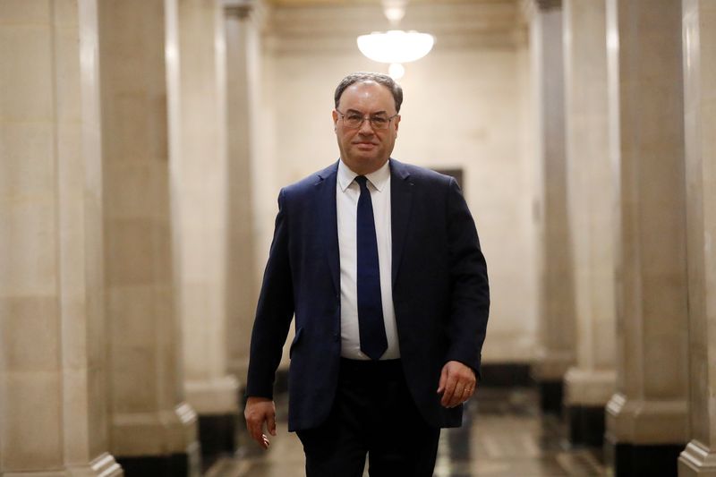 Bank of England Governor Andrew Bailey poses for a photograph