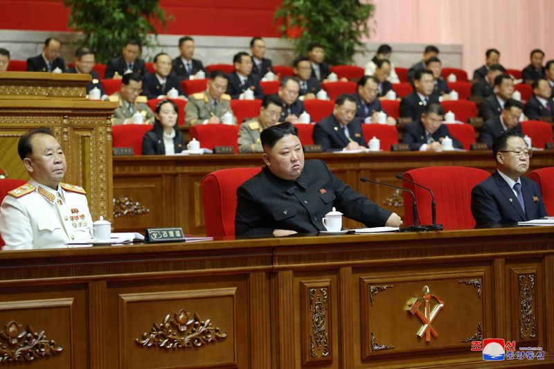 KCNA image of North Korean leader Kim Jong Un at