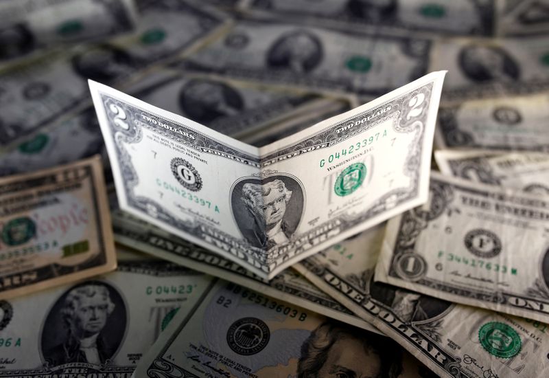 FILE PHOTO: U.S. dollar notes are seen in this picture