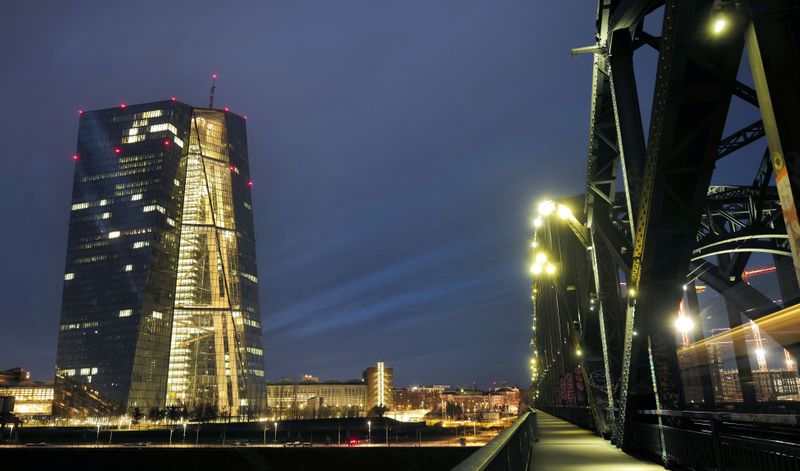 FILE PHOTO: The headquarters of European Central Bank (ECB) in