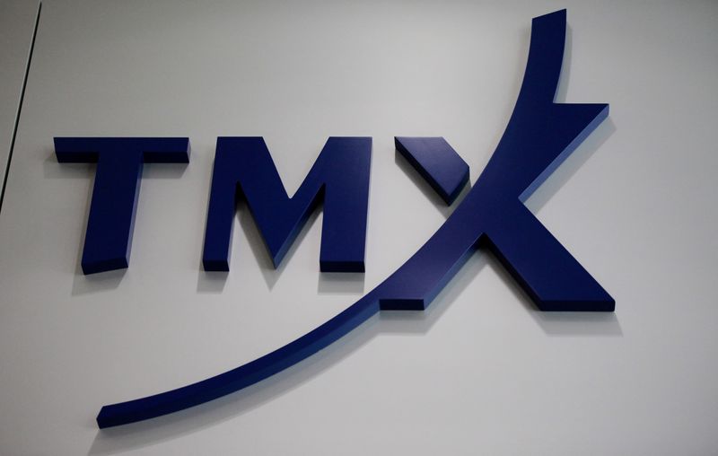 A logo for TMX Group, which operates the Toronto Stock