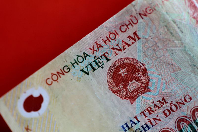 FILE PHOTO: Illustration photo of a Vietnam Dong note