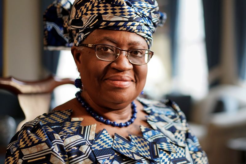 World Trade Organization (WTO) President Ngozi Okonjo-Iweala speaks during an