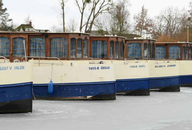 FILE PHOTO: Houseboat rental company in preparation for reopening after