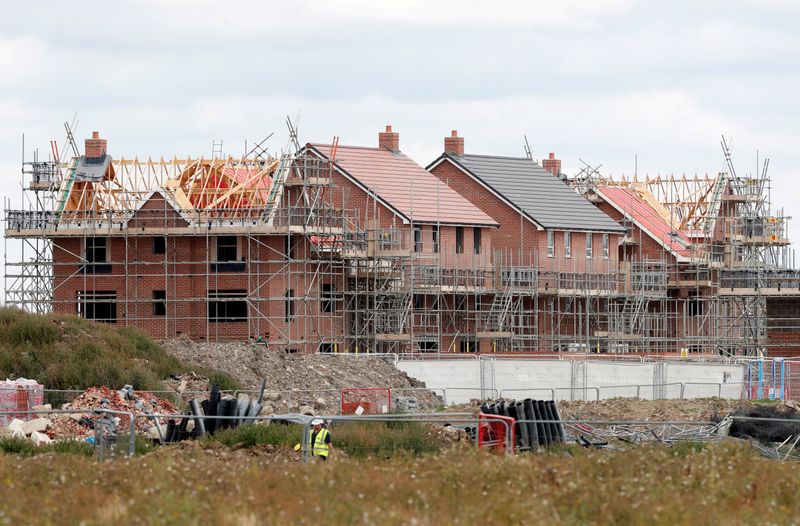 FILE PHOTO: New houses under construction are pictured in Aylesbury