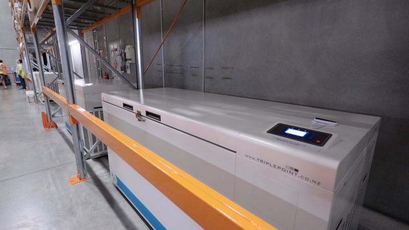 FILE PHOTO:  Ultra-low temperature freezer to store COVID-19 vaccine