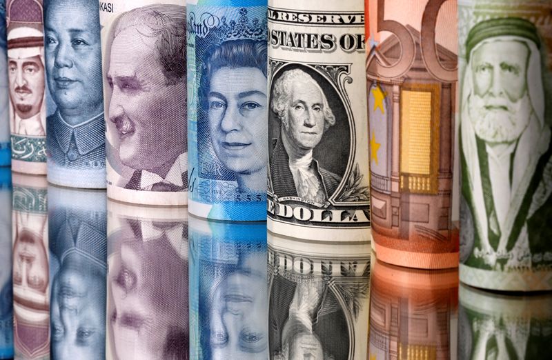 Saudi riyal, yuan, Turkish lira, pound, U.S. dollar, euro and