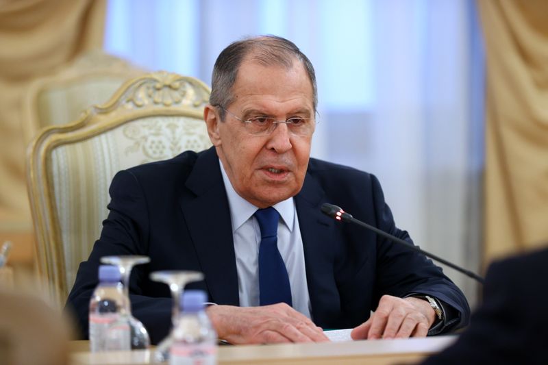 Russia’s Foreign Minister Lavrov meets with his Uzbek counterpart Kamilov