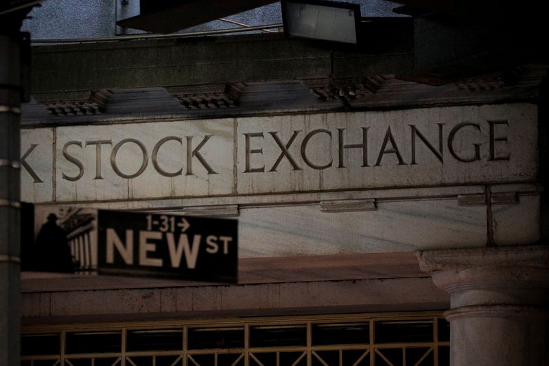 A sign is seen outside the 11 Wall St. entrance