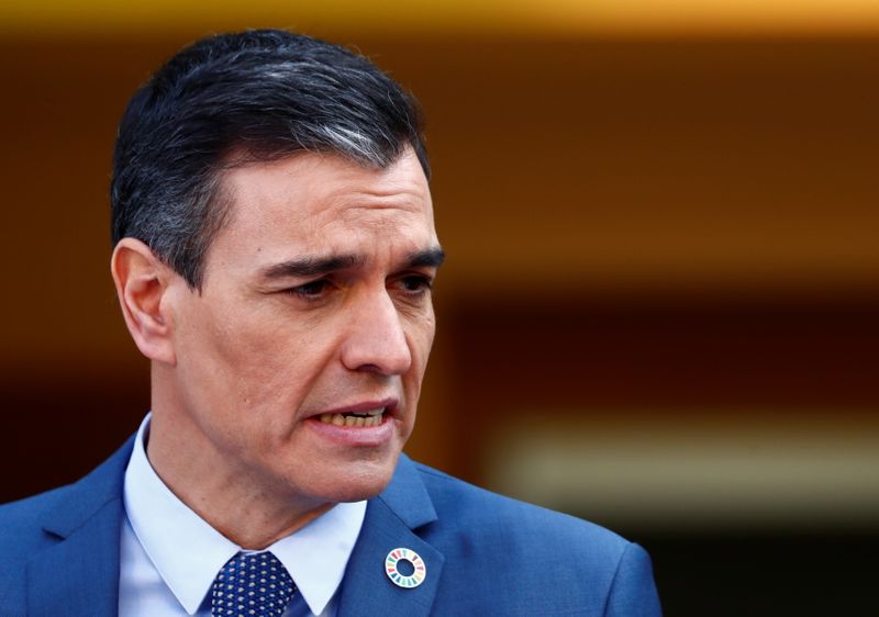 Spain’s PM Pedro Sanchez holds news conference after EU summit