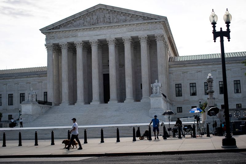 FILE PHOTO: General view of U.S. Supreme Court in Washington