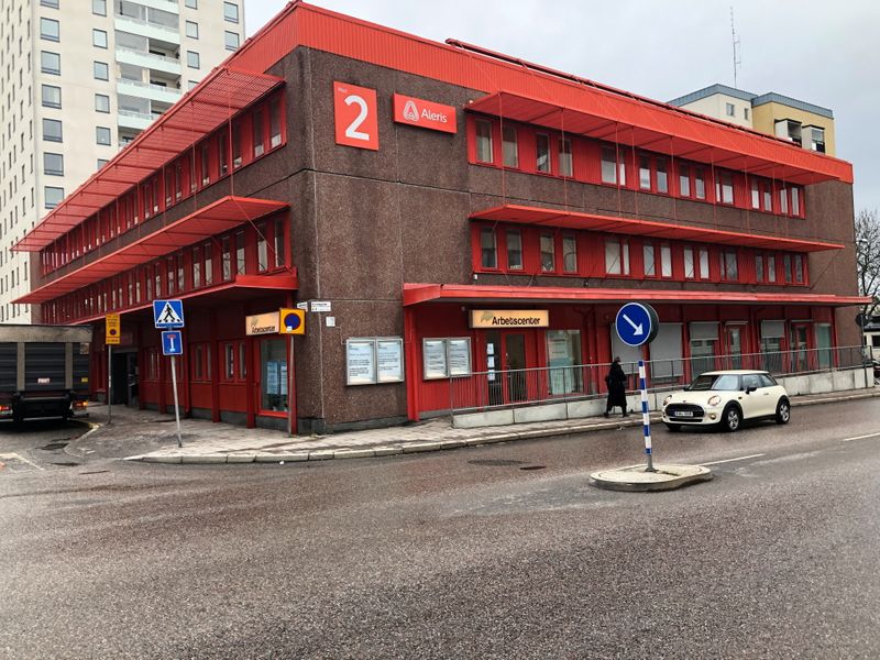 A view of the job center in Stockholm