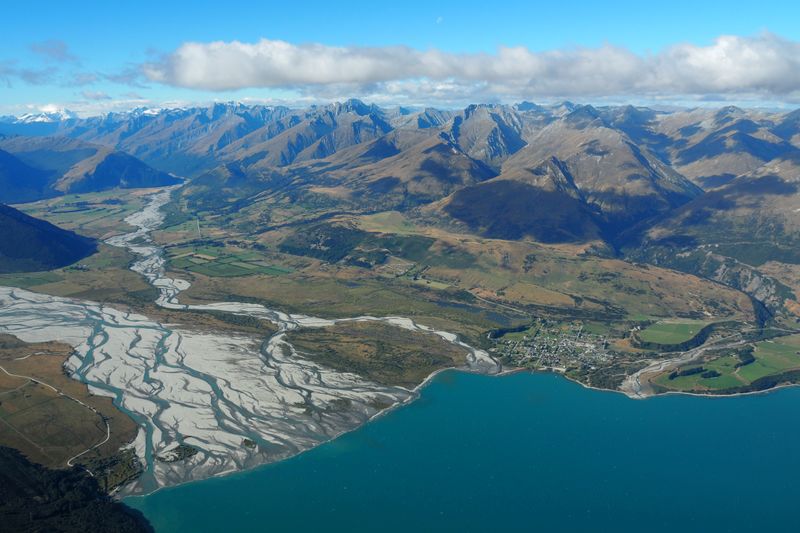 FILE PHOTO: The town of Glenorchy on Lake Wakatipu and