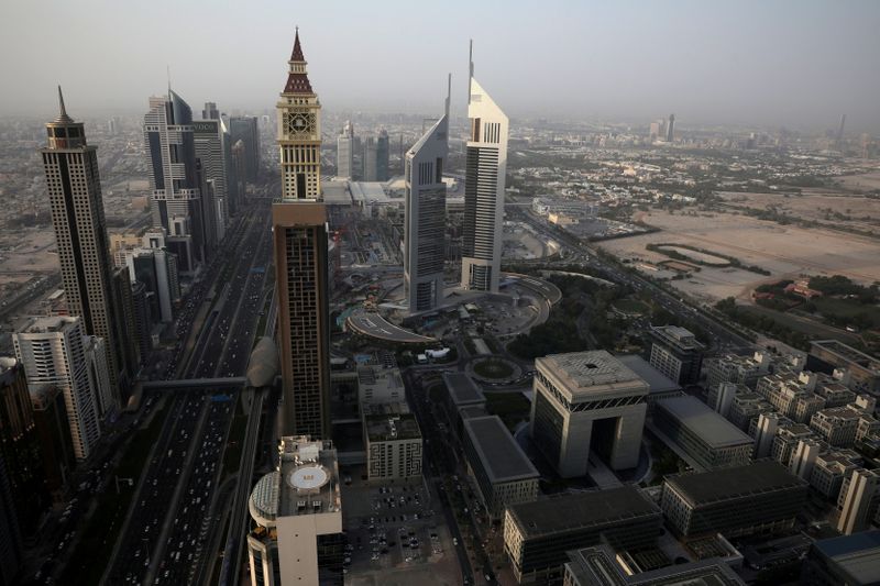 FILE PHOTO: A general view of Dubai International Financial Centre