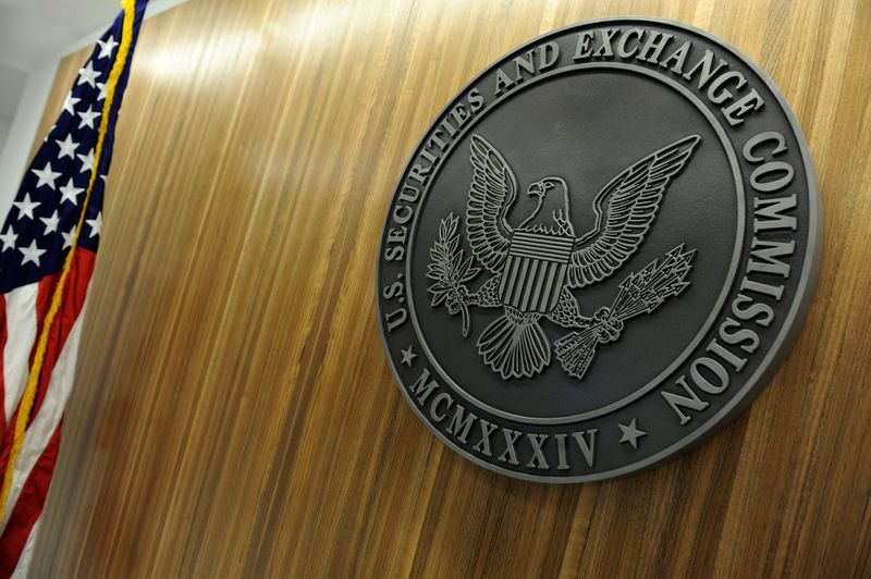 FILE PHOTO: The seal of the U.S. Securities and Exchange
