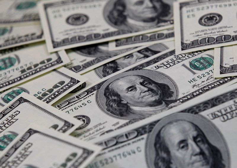 FILE PHOTO: U.S. one hundred dollar notes are seen in