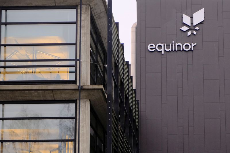 Equinor’s logo is seen at the company’s headquarters in Stavanger