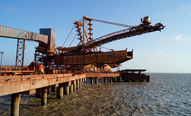 The dock capable of loading the largest iron ore ships