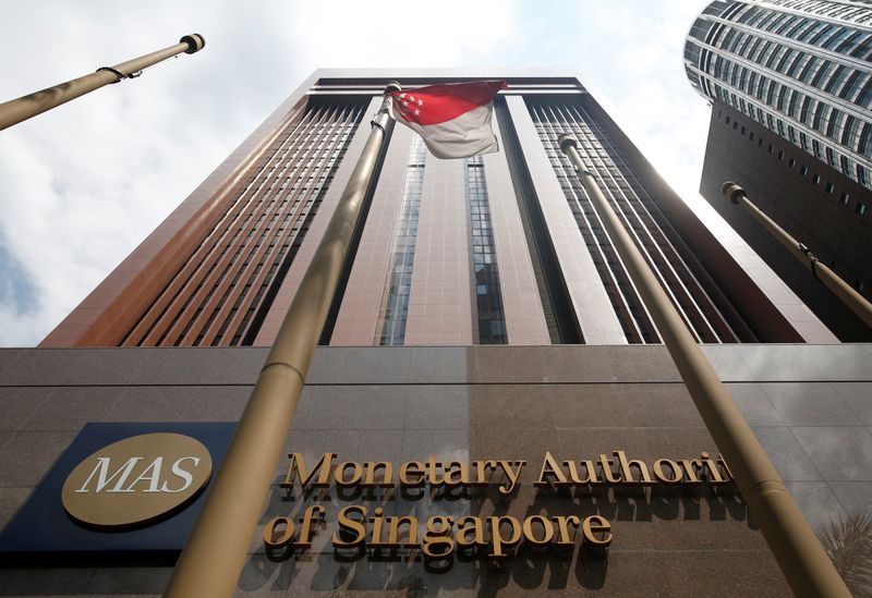 A view of the Monetary Authority of Singapore’s headquarters in