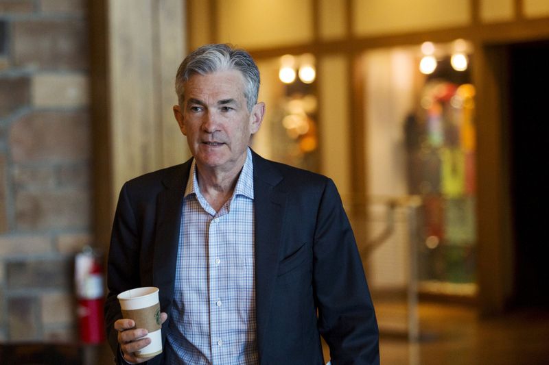FILE PHOTO: Federal Reserve Chair Jerome Powell attends the Federal