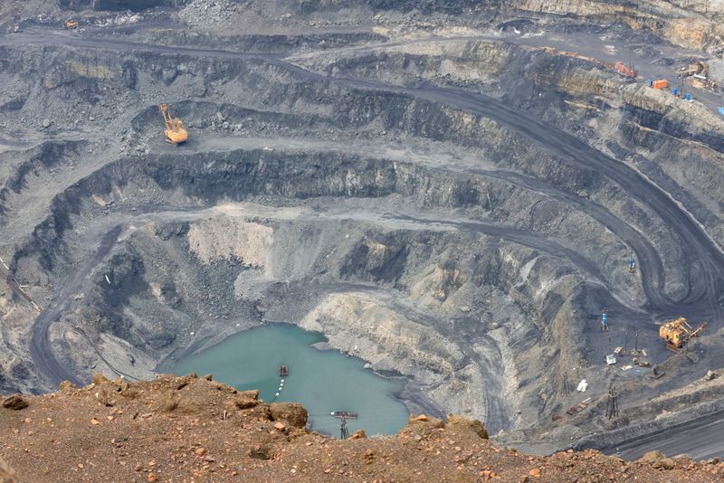 FILE PHOTO: A view shows Zapolyarny mine in Norilsk