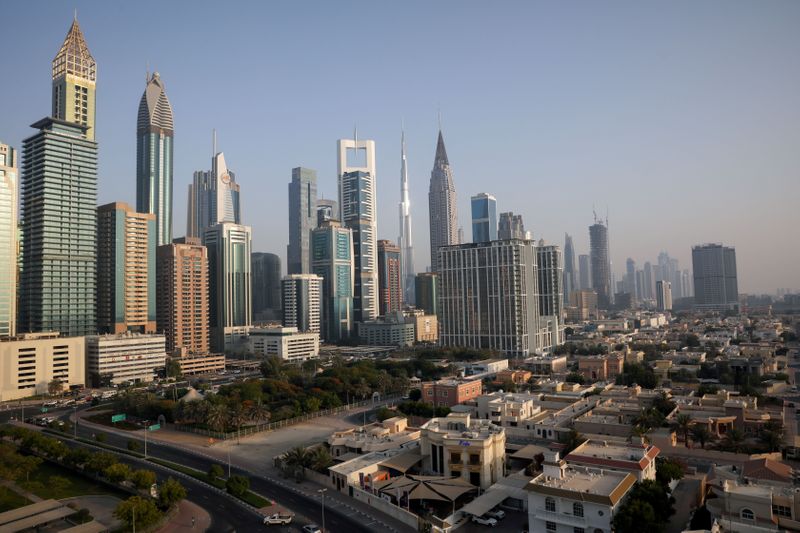 FILE PHOTO: A general view of the Burj Khalifa and