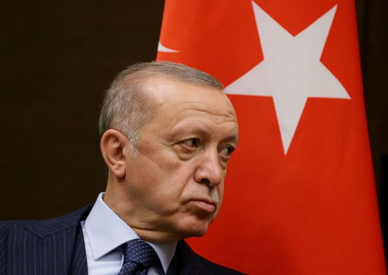 FILE PHOTO: Turkish President Erdogan