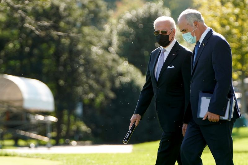 U.S. President Joe Biden departs for Scranton, Pennsylvania, from the