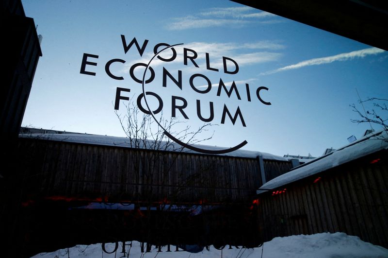 FILE PHOTO: 2020 World Economic Forum in Davos