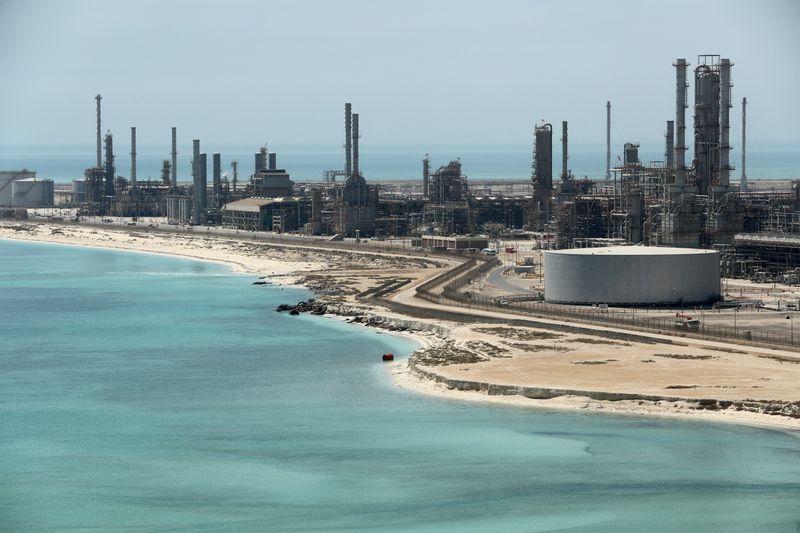 FILE PHOTO: General view of Saudi Aramco’s Ras Tanura oil