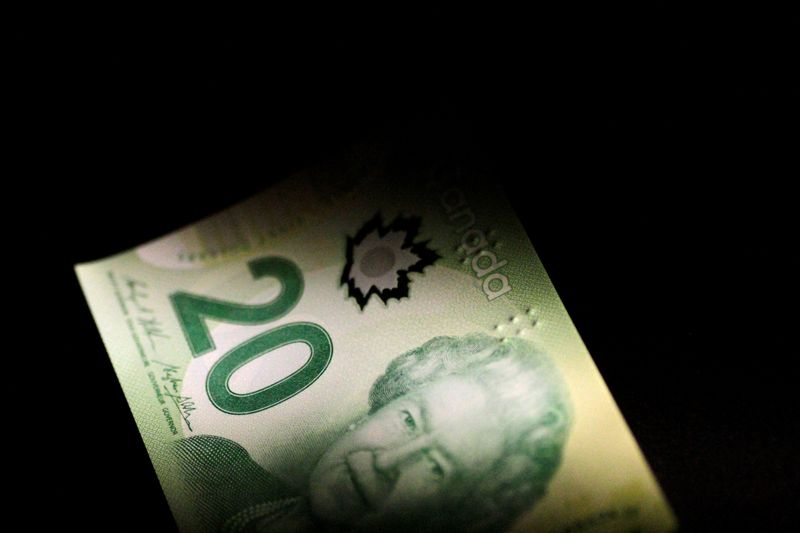 Illustration photo of a Canada Dollar note