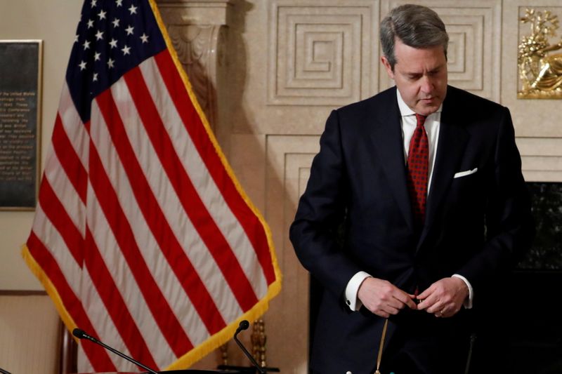 FILE PHOTO: The U.S. Fed’s Quarles pictured at a ceremony