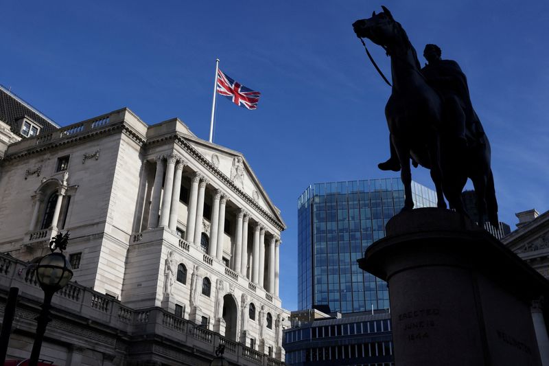 FILE PHOTO: General view of the Bank of England in