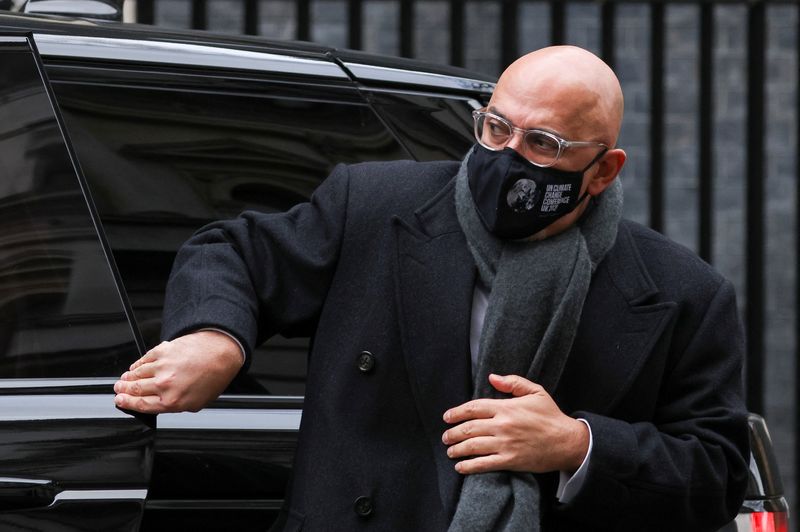 FILE PHOTO: Britain’s Education Secretary Nadhim Zahawi arrives in Downing