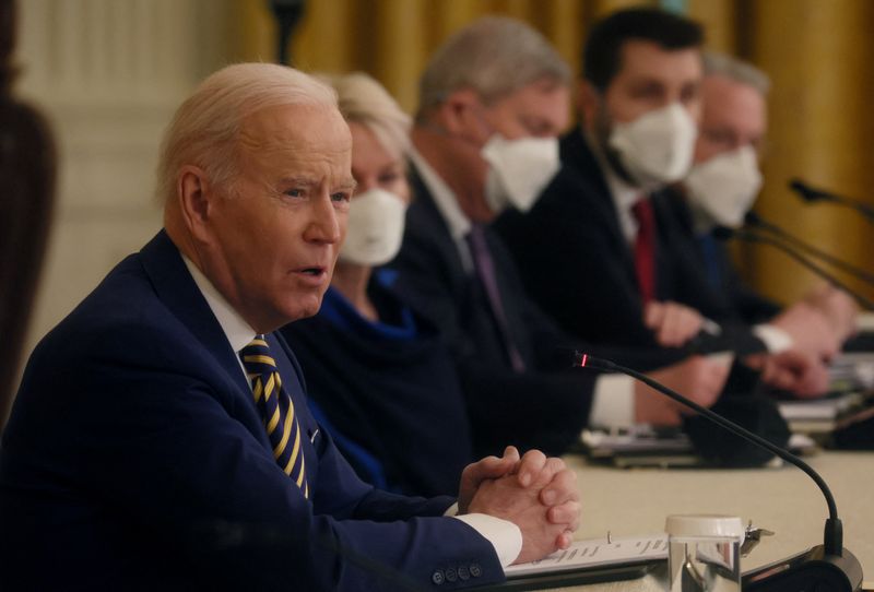 U.S. President Joe Biden hosts the National Governors Association at