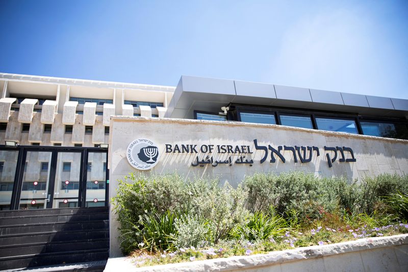 FILE PHOTO: The Bank of Israel building is seen in