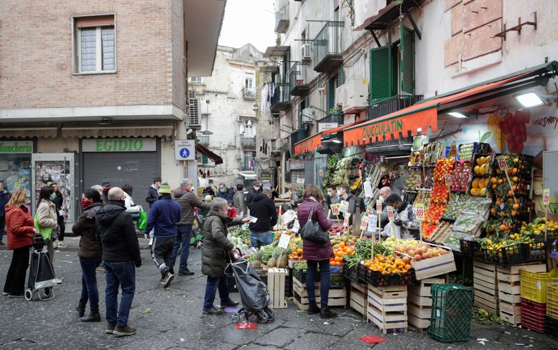 Day four of Italy’s nationwide coronavirus lockdown, in Naples