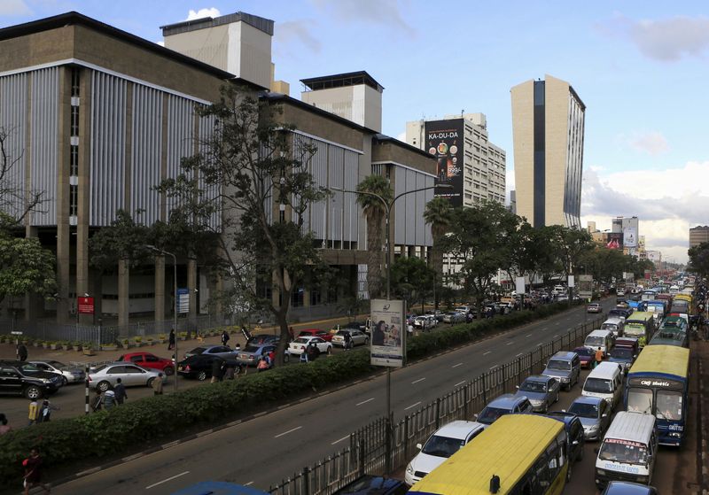 FILE PHOTO: A view of evening traffic near Kenya’s Central