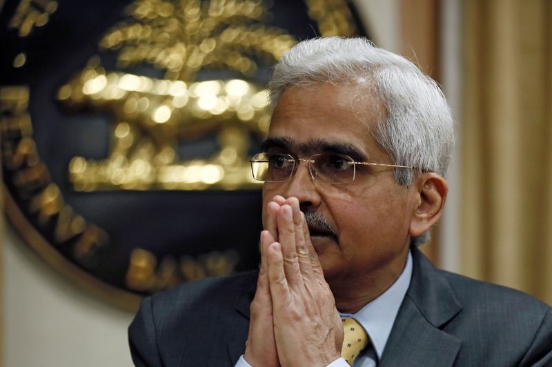 RBI Governor Shaktikanta Das greets the media in Mumbai