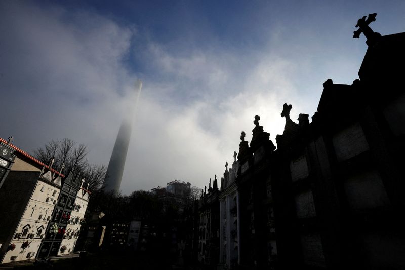 FILE PHOTO: Europe’s carbon price nears the 100 euro milestone