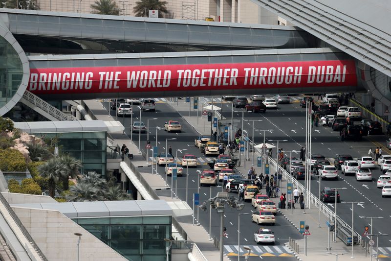 FILE PHOTO: General view of terminal three at Dubai International